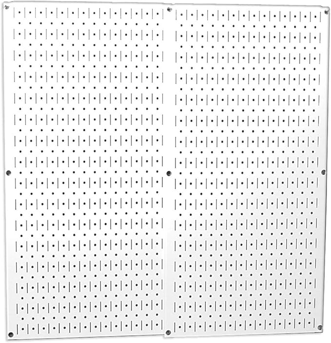 Wall Control 30-P-3232W White Metal Pegboard Pack by Wall+Control