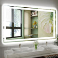 60x36 LED Bathroom Mirror with Lights, Super Bright Front & Backlit Vanity by GreatMirrorTalksItself
