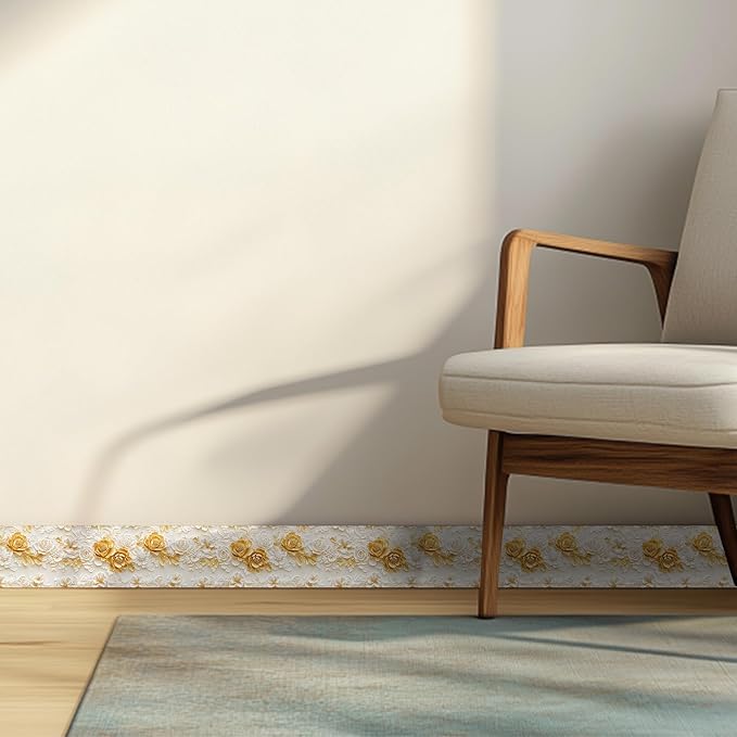 HOMETITUTE Wallpaper Border 4x196 Inch Peel and Stick Wall Border Wallpaper - Image 4