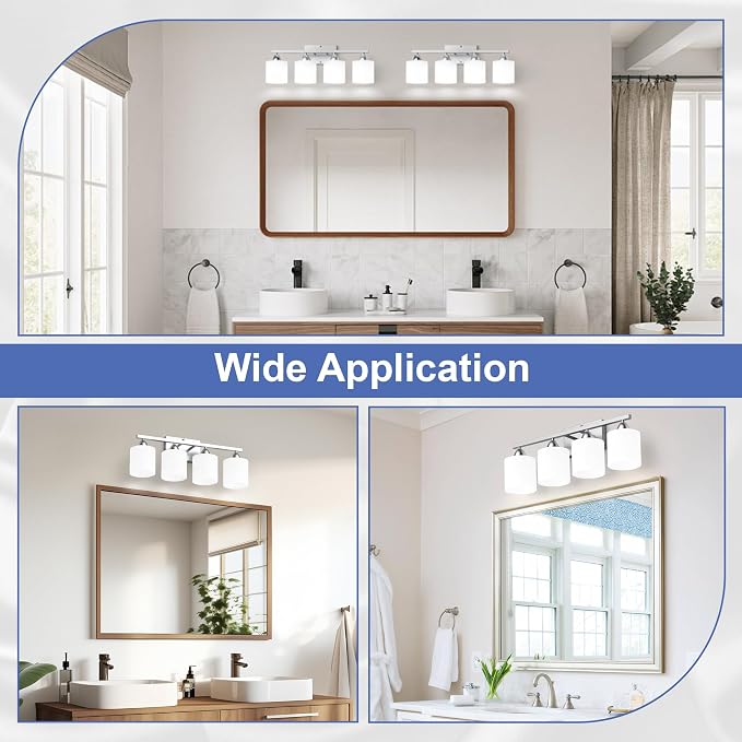 Bathroom Lighting Fixtures Over Mirror, Anti-Rust Vanity Light Fixture - Image 6