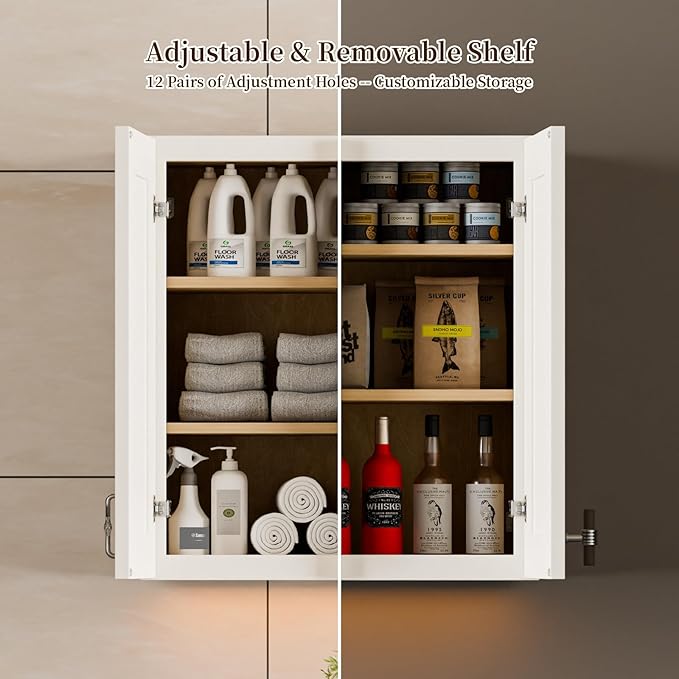 Kisart Laundry Room Cabinets Wall Mounted - Image 4