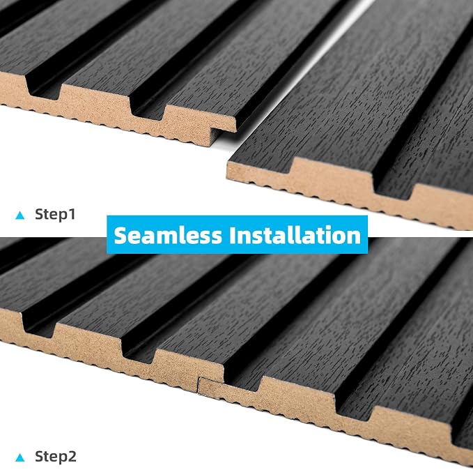 Art3d 6-Piece Wood Slat Panels for Stylish Interior Decor and Ceiling Decoration - Image 7