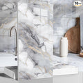 10pcs Marble Peel and Stick Waterproof Wall Panels, Heat-Resistant Backsplash by Chejiaye
