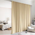 Blackout Room Divider Curtains, Back Tab Privacy Noise Reduction Theater Curtain by KNEOQIT