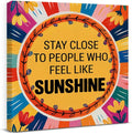 Inspirational Sunshine Wall Art Decor, Motivational Canvas Painting Pictures by VAHATAN