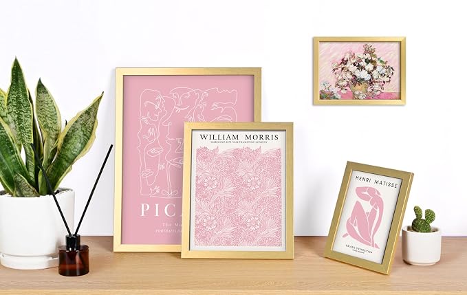 ANERZA 16 PCS Framed Pink Wall Art Decor, Matisse Wall Prints - Image 5