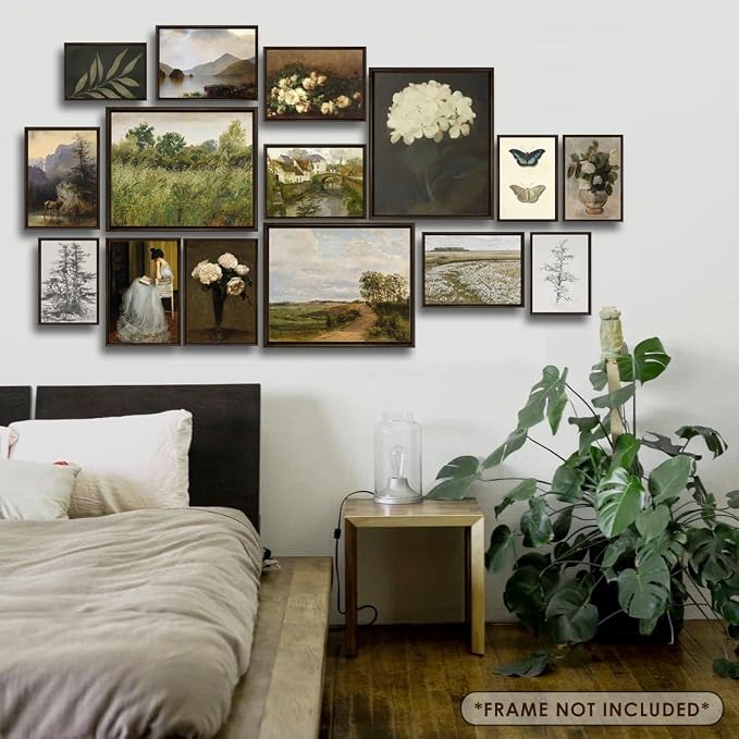 LANCHI95 15 Pcs Vintage Wall Art Decor, Vintage Posters - Image 5