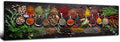 Large Colorful Kitchen Wall Art Spices Herb Food Picture by AREBOLOLLC