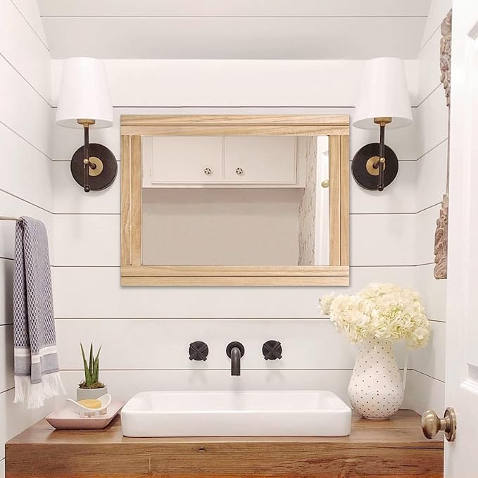 AAZZKANG Rustic Mirrors for Wall - Image 6