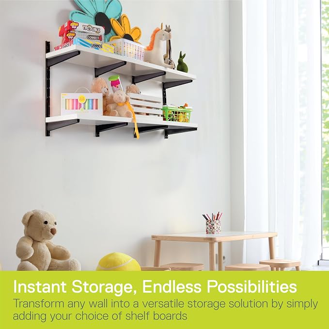 Delta Minimalistic Black Shelf Brackets Cycle, Holds Up to 480 lbs, Modern - Image 5