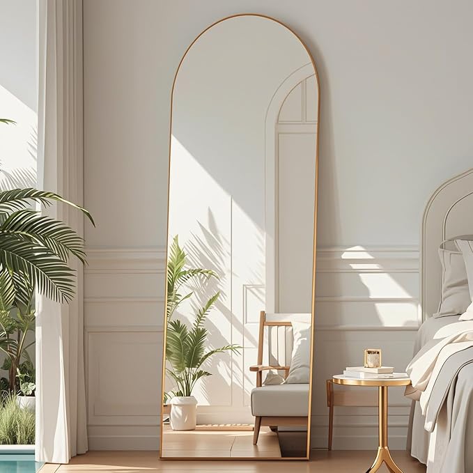 DMWOODFL 58"x18" Arched Full Length Mirror - Image 6