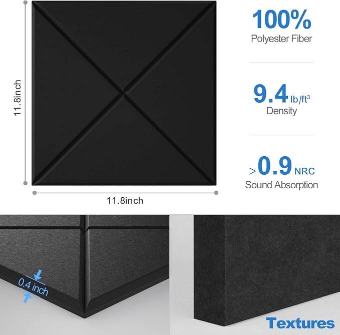 Sonicism 22 Pack X-Lined Acoustic Panels - Image 6