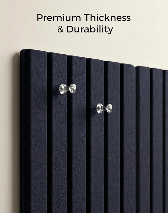 Aothia 12-Pack Felt Bulletin Board Tiles 48"x36", Modular Pin Board - Image 3