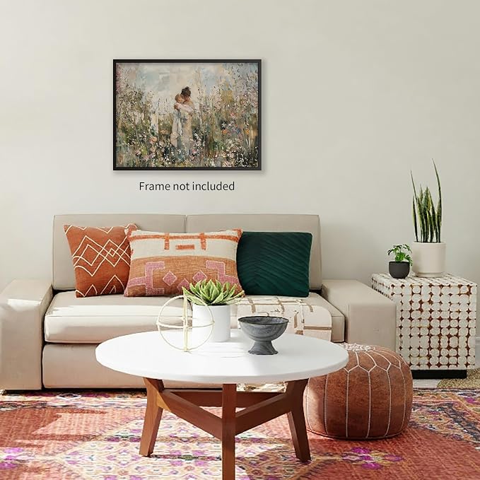 rumlud Country Flower Poster Vintage Nature Botanical Floral Wall Art Antique - Image 5