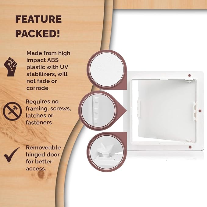 Morvat Access Panel 12x12 Inch for Drywall & Ceiling - Image 4