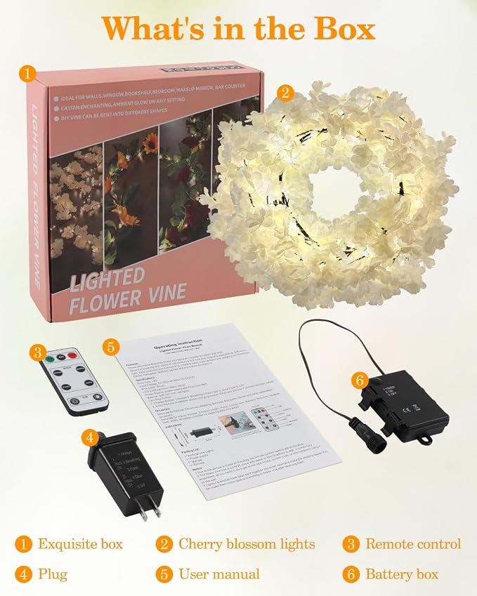 GOESWELL Cherry Blossom Tree Lights - Image 7