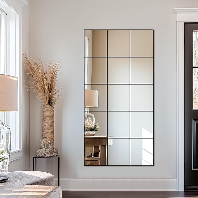 Delma Full Length Mirror, Wall Mounted, Hanging or Leaning - Image 5