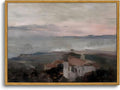 OIQArtOIQ Vintage Landscape Canvas Wall Art Framed Natural Scenery Painting by OIQArtOIQ