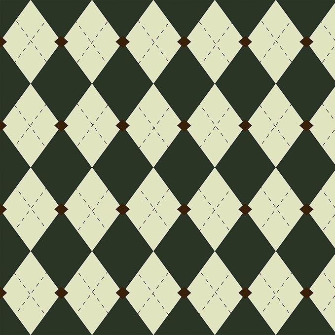 Simon&Siff Retro Peel and Stick Wallpaper Black and Green Wallpaper Vintage by SimonSiff