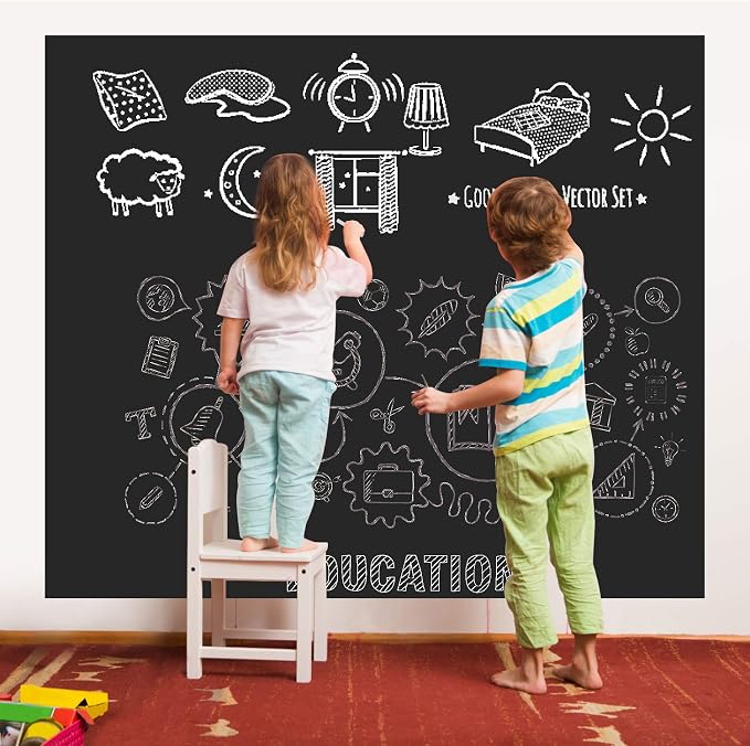 Chalkboard Wall Sticker Wall Decal Blackboard Wallpaper Large Chalkboard - Image 4