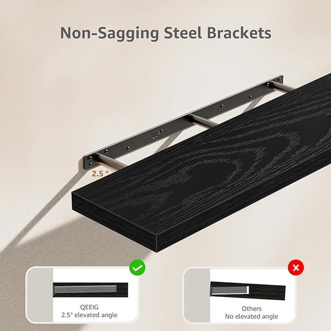 QEEIG Floating Shelves for Wall 35.4" Long - Image 4