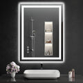 40"x30" LED Bathroom Mirror by WISSMILESHOME