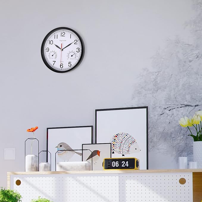 Wall Clock, Sweep Silent Movement Accurate Clocks - Image 7
