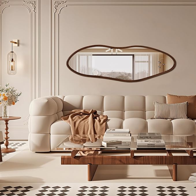 Irregular Full Length Mirror, Large Asymmetrical Wall Mirrors - Image 2