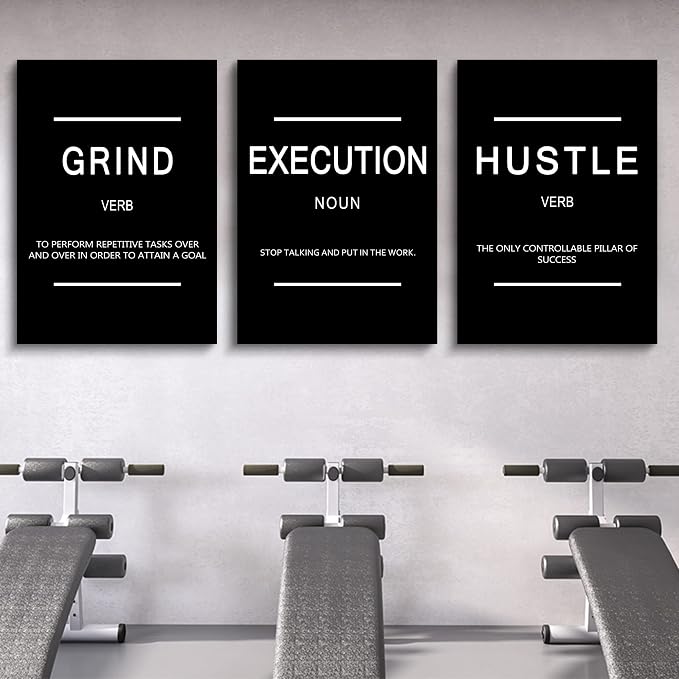 Framed Canvas Wall Art Success Quote, Office Wall Art, Positive Motivational - Image 3