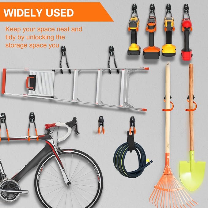 HUPBIPY 18 Pack Garage Hooks Heavy Duty Utility Steel - Image 5