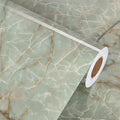 Green Marble Contact Paper for Countertops Waterproof Granite Peel and Stick by WallpaperDecoration