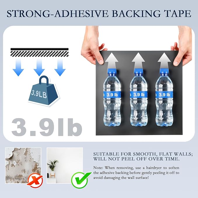 12Pack Acoustic Wall Panels, Honeycomb Self-Adhesive Sound Proof Foam Panels - Image 5