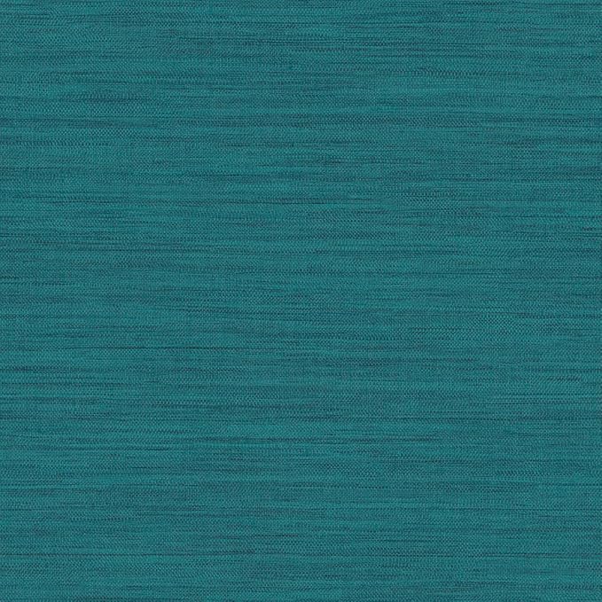 Tempaper Textured Teal Green Horizontal Faux Grasscloth Removable Peel and by TempaperCo
