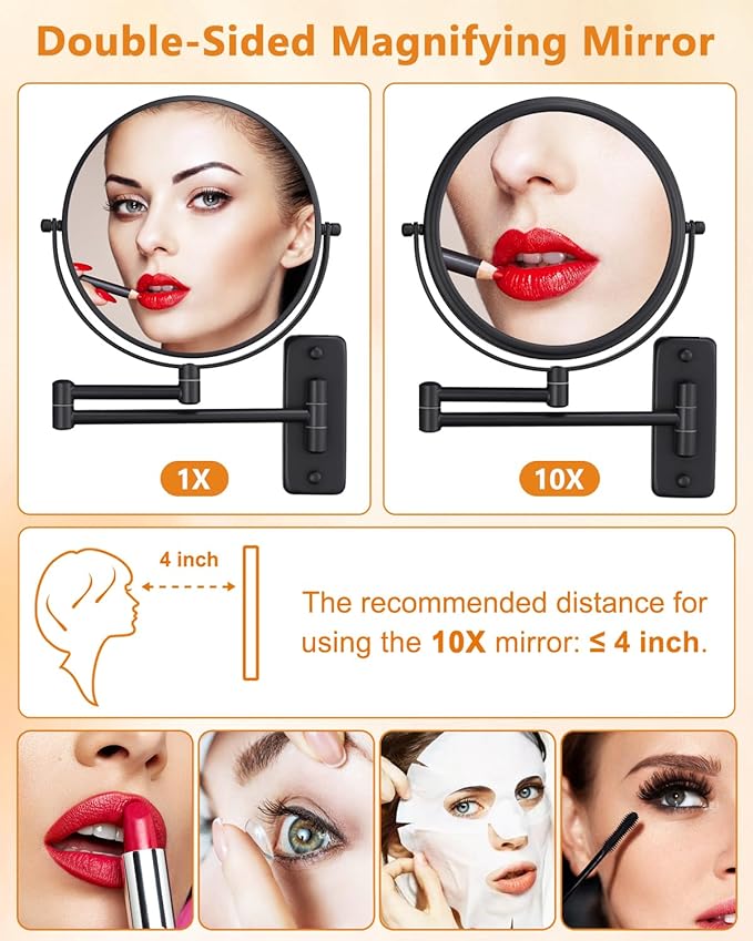 Wall Mounted Makeup Mirror - Image 2
