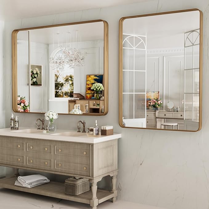 LOAAO 48X36 Inch Bathroom Mirror - Image 4