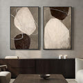 Framed Modern Abstract Wall Art by MXART
