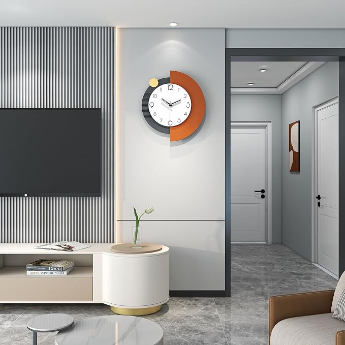 FLEBLE Modern Wall Clocks for Living Room Decor Large Decorative Wall Clock - Image 3
