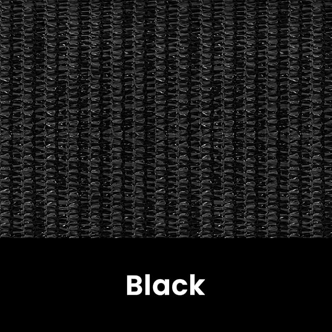 6'W x 8'H Black Patio Shades Roll up Outdoor Roller Shade Crank Wand Blind - Image 9