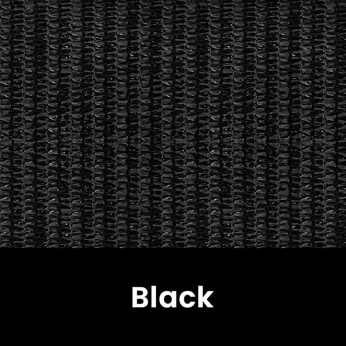 8'W x 8'H Black Patio Shades Roll up Outdoor Roller Shade Crank Wand Blind - Image 9