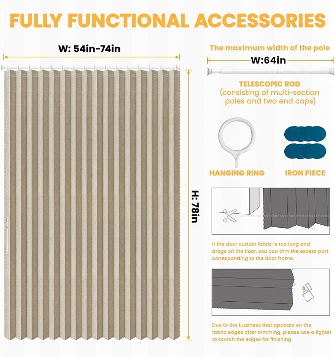 AJAZZ Blackout Accordion Door - Image 5