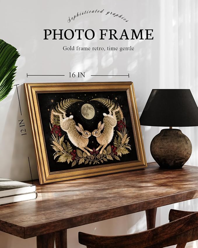 VIYYIEA Vintage Gold Framed Wall Art - Image 2