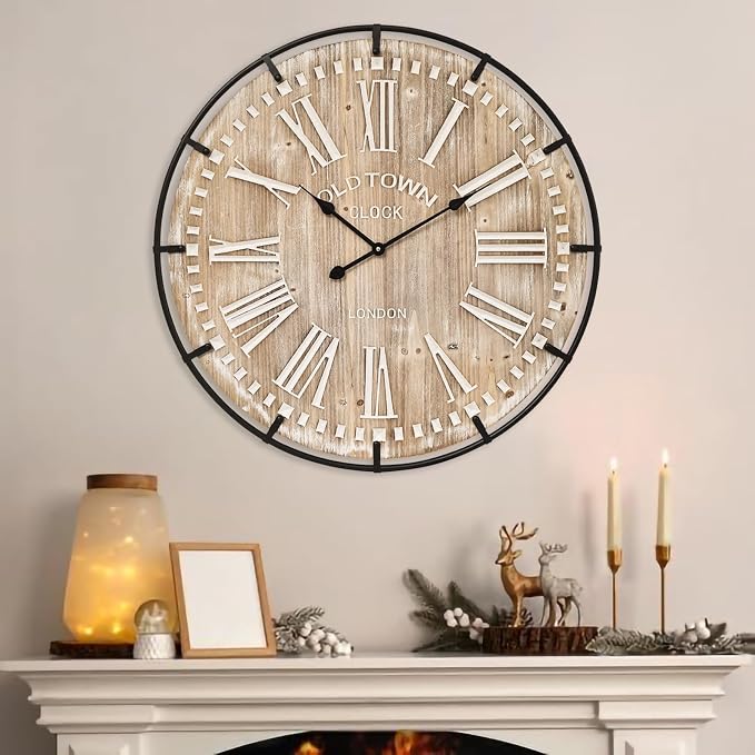 Farmhouse Wall Clock 30 Inch - Image 7