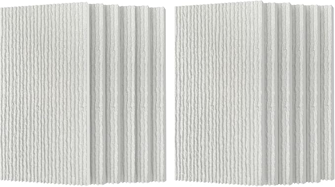 3D Faux Stone Wall Panels, Lightweight & Waterproof Accent Marble Flowing Stone by Gahowlen