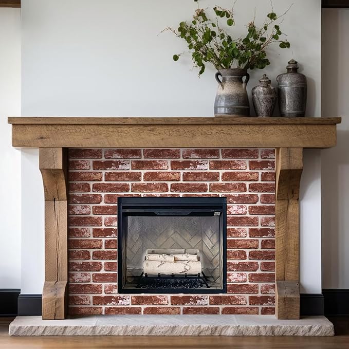Commomy 3D Peel and Stick Brick, Ultralight Thin PVC Faux Brick Wall Panels - Image 7