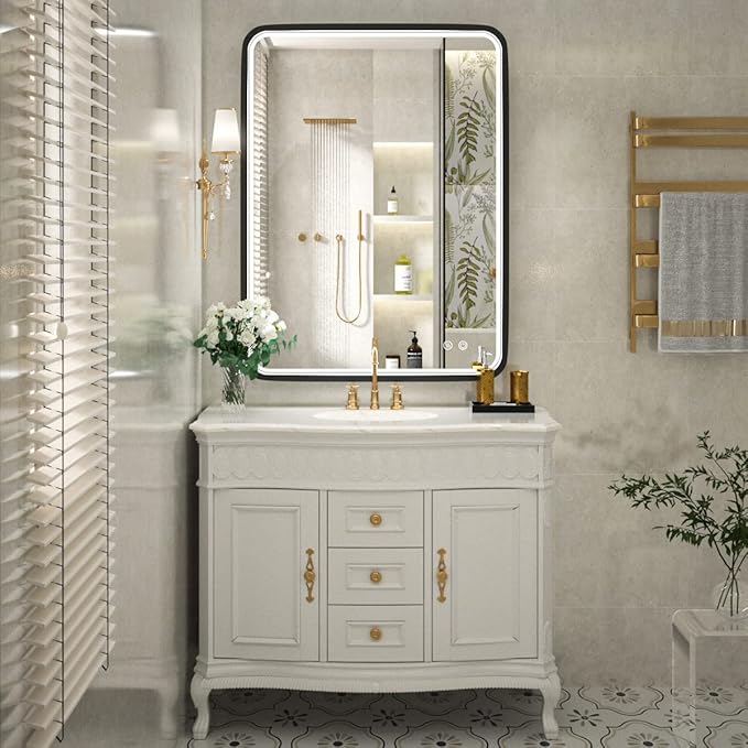 36x28 Inch LED Bathroom Mirror - Image 2