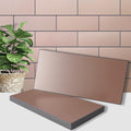 AULIGET 20-Piece Copper Peel and Stick Backsplash Metal Tile, Laundry Room by AULIGET