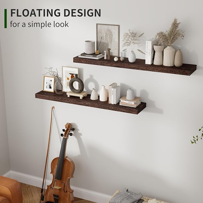 Marsmiles Wood Floating Shelves - Image 3