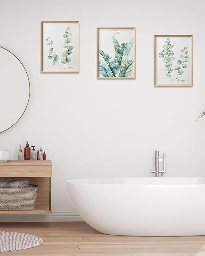 Framed Wall Art, Minimalist Botanical Canvas Wall Art - Image 3