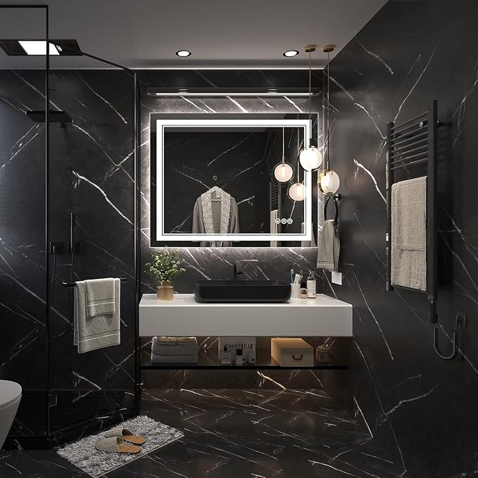 Ratsamee 40x32 Inch LED Bathroom Mirror - Image 3