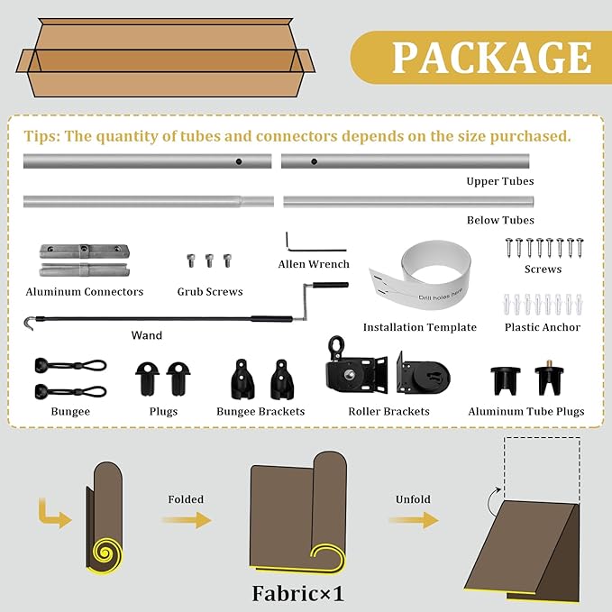 Shade&Beyond Custom Size Outdoor Roller Shades Cordless Patio Roll Up Blinds - Image 3